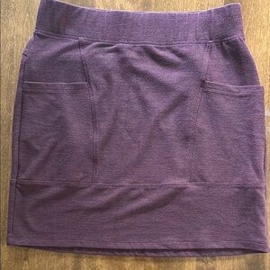 Toad&Co Burgundy Mini Pencil Skirt XS/Small